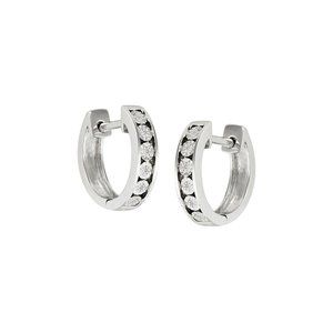 1/10 CT DIAMOND HOOP EARRINGS! SALE!